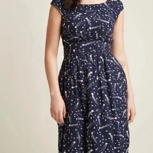 Emily and Fin Stars Pattern Sleeveless Dress